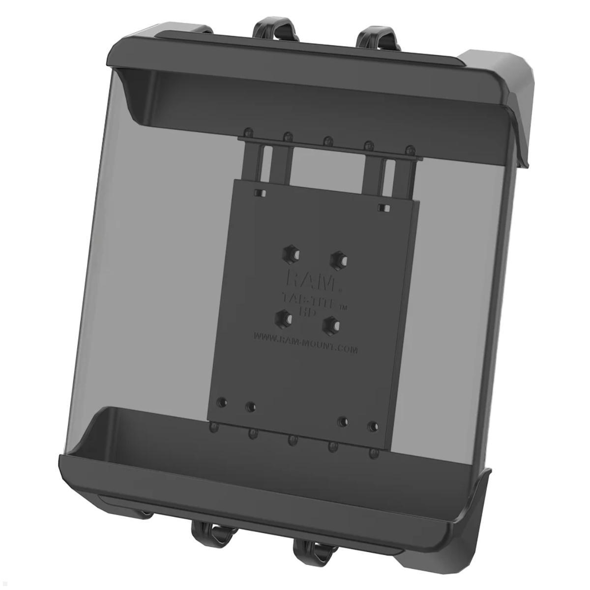 RAM Mounts Tab-Tite Universal Tablet Halteschale für Panasonic Toughpad FZ-A1 in Schutzgehäuse und Tablets bis 12 Zoll (RAM-HOL-TAB9U), Tablet Fahrzeughalterung 12 Zoll