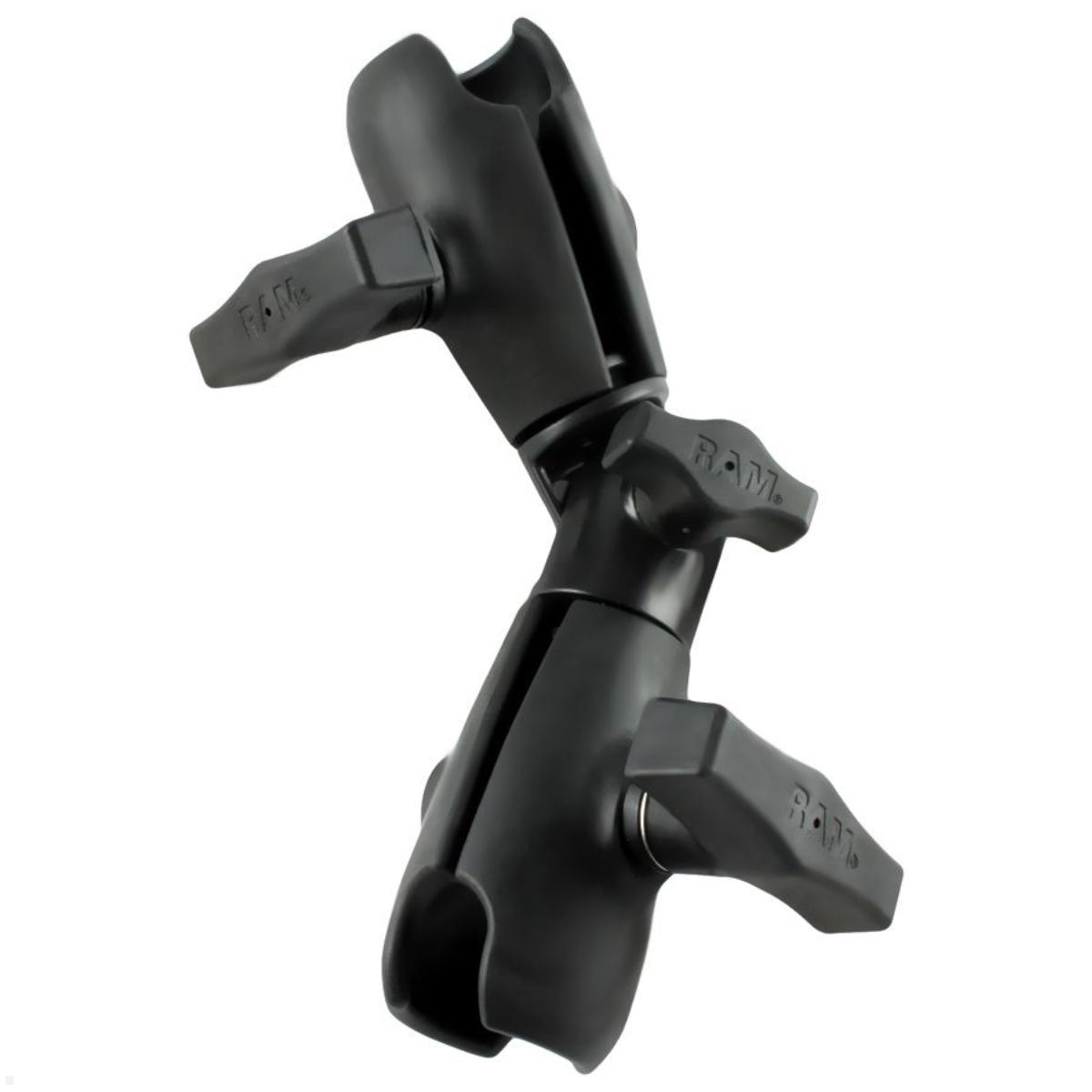 RAM Mounts Verbindungsarm für C-Kugeln 1,5 Zoll mit 180° Drehgelenk mittig (RAP-200-2U), 180 Grad Drehgelenk Octagon Verbundstoff