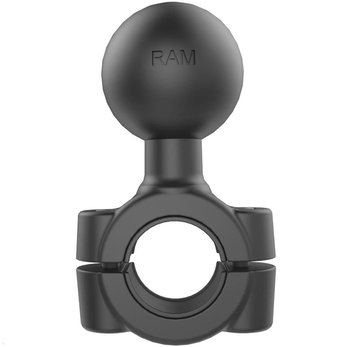 RAM Mounts Torque Rohrschelle C-Kugel für Durchmesser 19,1-25,4 mm (RAM-408-75-1U), RAM Mounts Stangenklemme Halterung