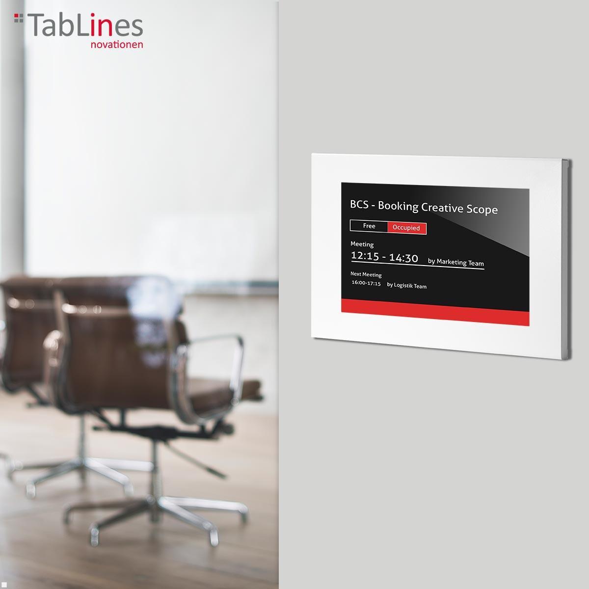 TabLines TSG119 Schutzgehäuse für Samsung Galaxy Tab A11 8.7 als Room Manager