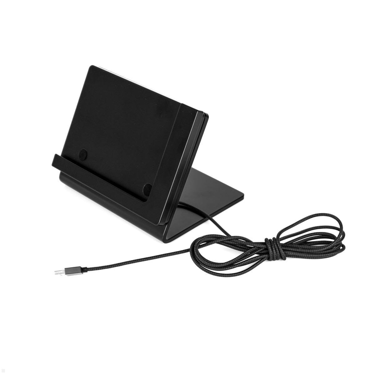 TabLines TTP026 Tabletständer Tisch Plug für Samsung Tab S12+ 12.6, Rückseite Kabeldurchführung