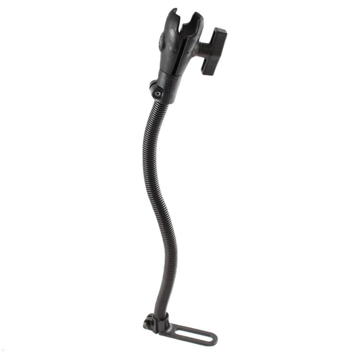 RAM Mounts Pod I Sitzschienen-Befestigung, C-Kugel, Stab 450 mm, Fahrzeughalterung Sitzschiene
