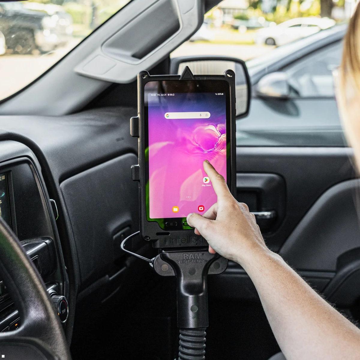 RAM Mounts IntelliSkin Tab Active5 Schutzhülle (RAM-GDS-SKIN-SAM90-NG), Stylus-Halterung