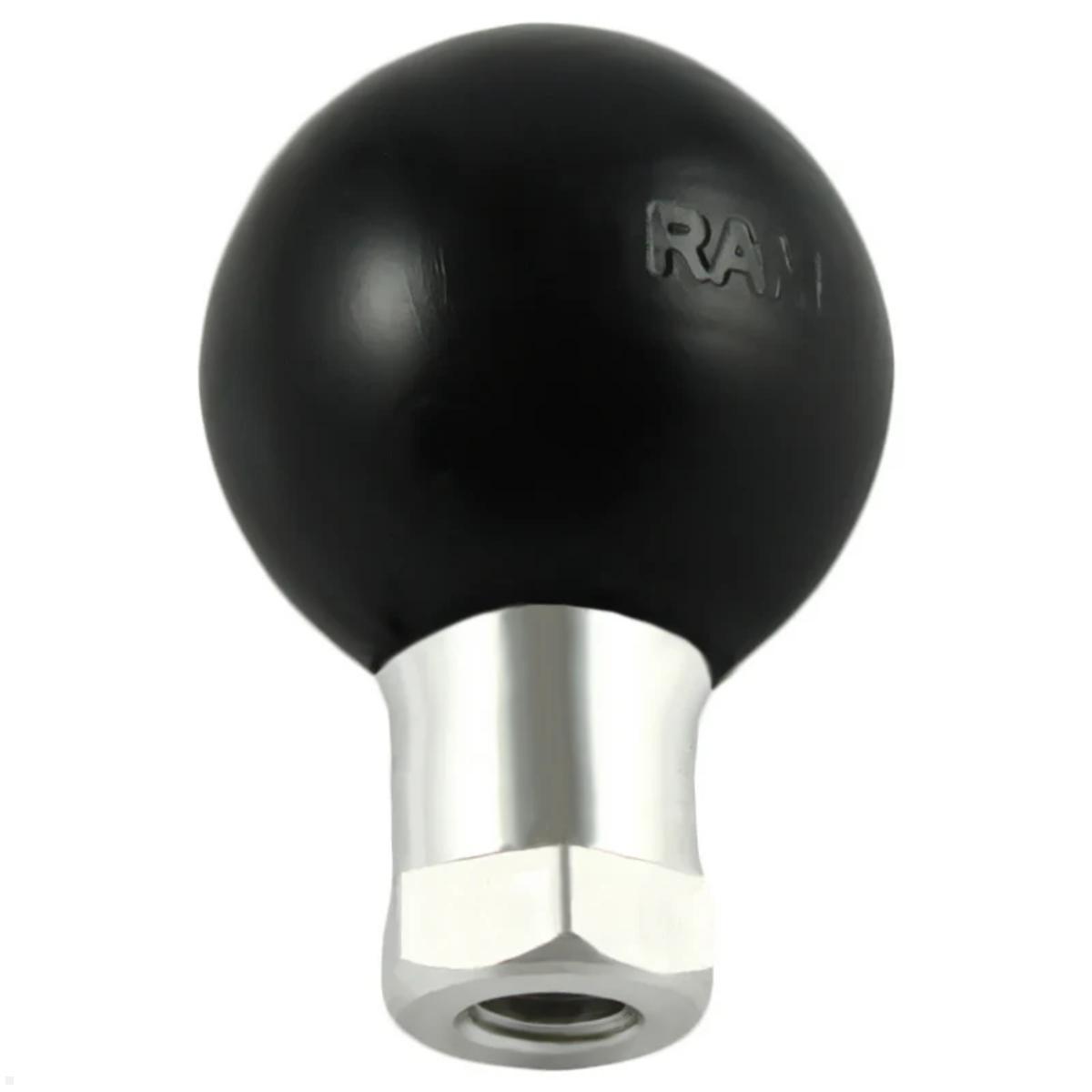 RAM Mounts Basis-Kugel mit M6-1 Zoll Innengewinde B-Kugel Sechskant (RAM-B-273-M6U), Basiskugel Aluminium schwarz