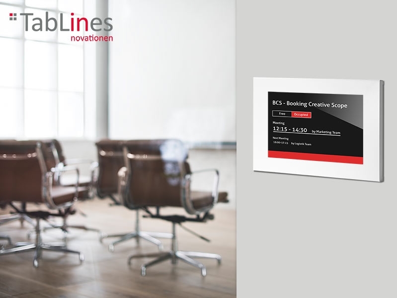 TabLines TSG054W Room Manager Apple iPad 9.7 (2018), weiß