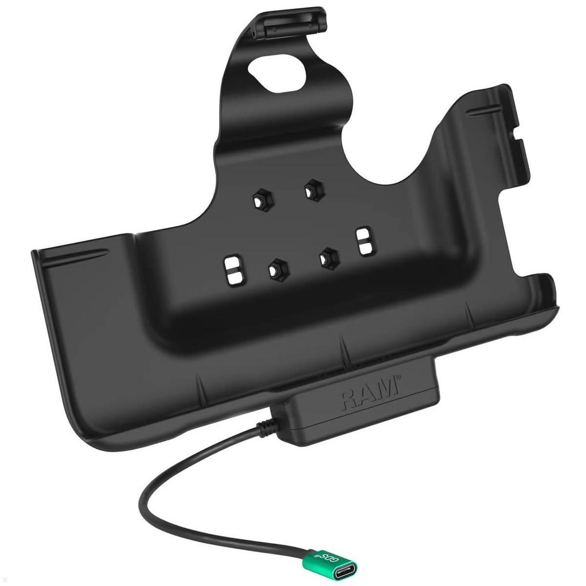 RAM Mounts EZ-Roll'r Schutzhülle für Samsung Tab Active4 Pro & Active Pro (RAM-HOL-SAM52CPU), USB-C Ladehalterung