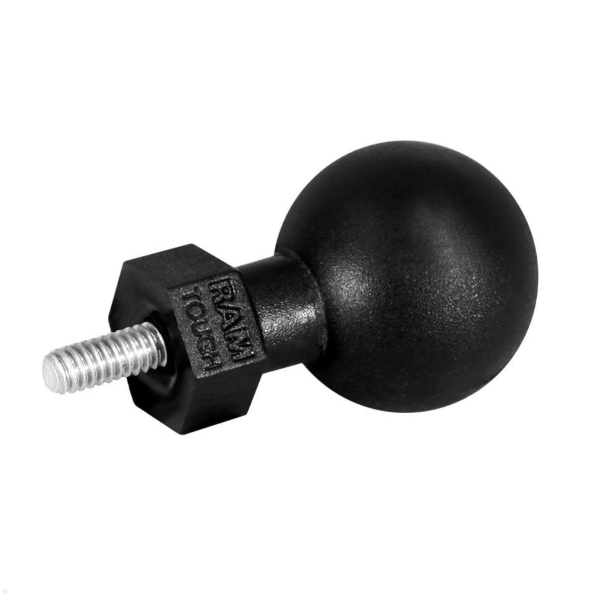 RAM Mounts Tough-Ball mit M8-1,25 x 10 mm Gewindestift C-Kugel (RAP-379U-M812510), Gewindekugel Verbundstoff schwarz