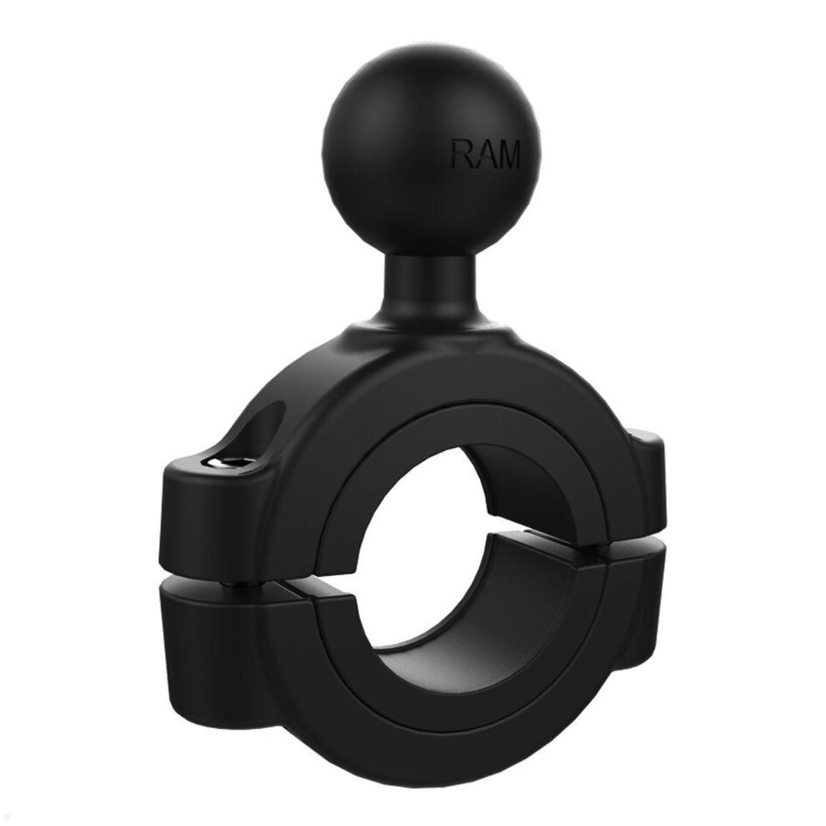 RAM Mounts Torque Rohrschelle B-Kugel für Durchmesser 28,58-38,1 mm (RAM-B-408-112-15U), Rohrklemme Aluminium schwarz
