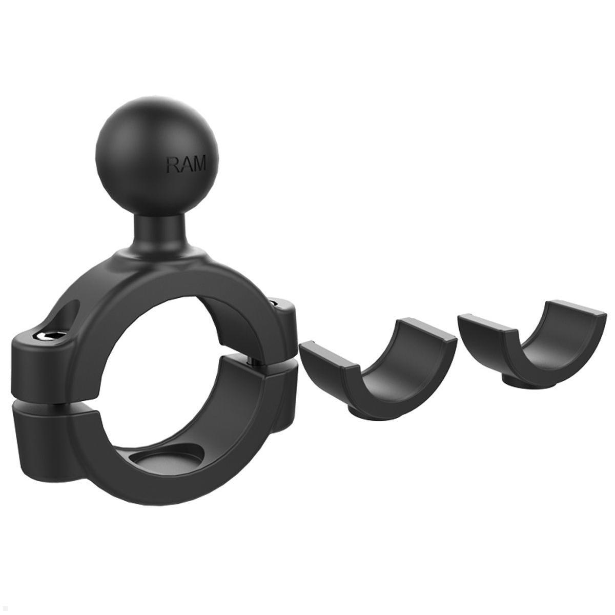 RAM Mounts Torque Rohrschelle B-Kugel für Durchmesser 28,58-38,1 mm (RAM-B-408-112-15U), Torque Basisbefestigung mit Innenring