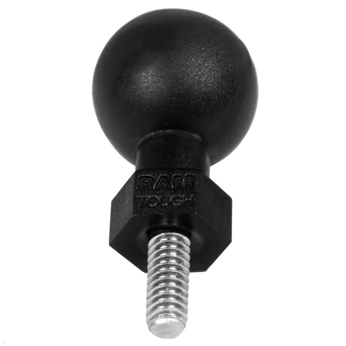 RAM Mounts Tough-Ball mit M8-1,25 Zoll x 8 mm Gewindestift B-Kugel (RAP-B-379U-M81208), Verbundstoff Kugelbasis M8 Gewinde