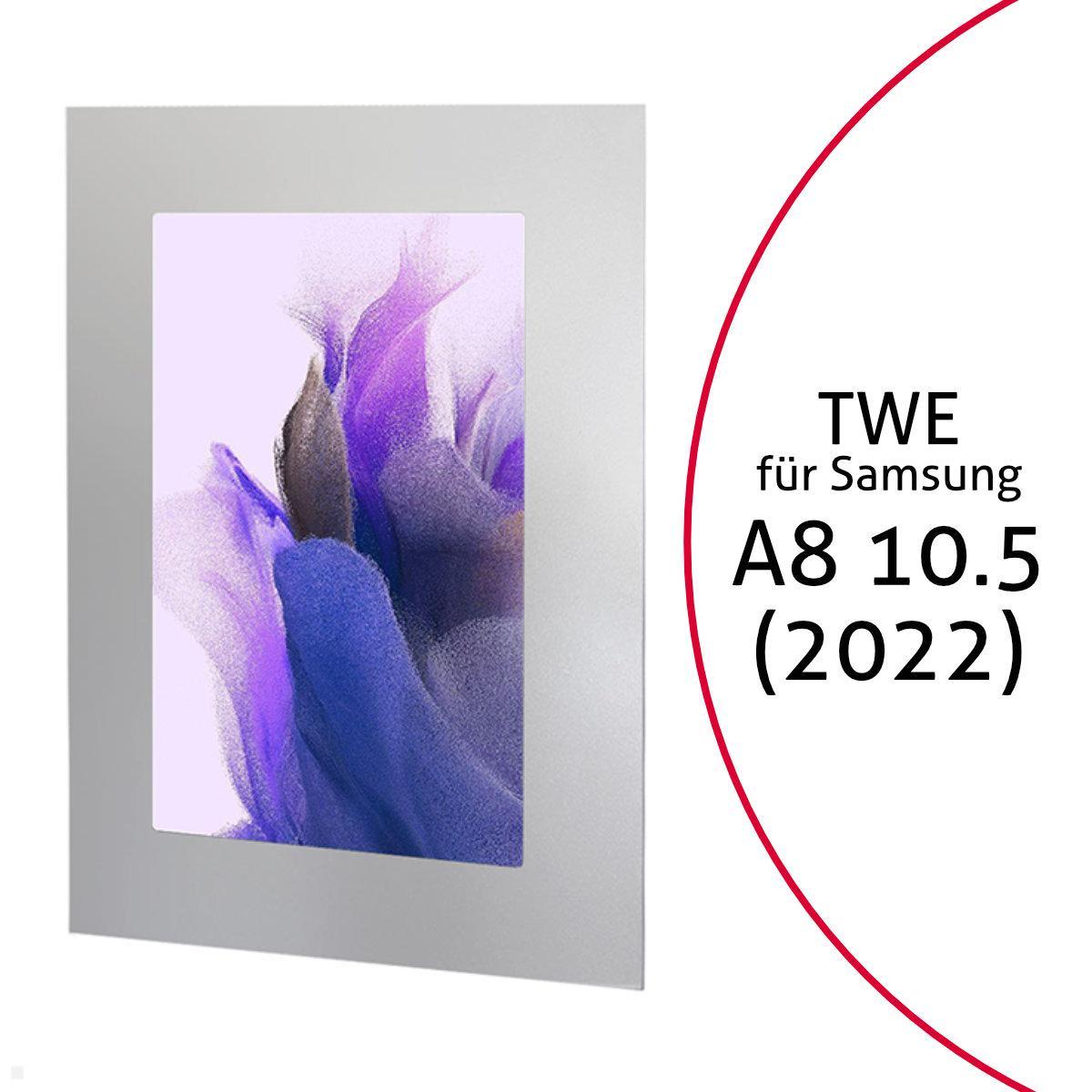 TabLines TWE103S Tablet Wandeinbau für Samsung Tab A8 10.5, silber
