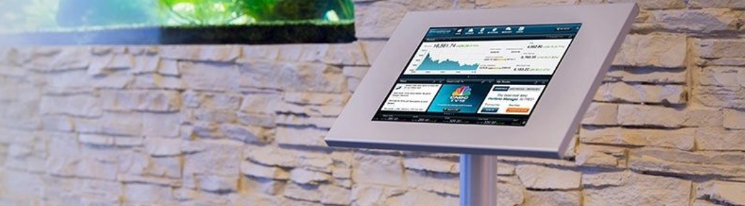 Tablet-Halterung mit Diebstahlschutz für Apple iPad, Samsung Galaxy