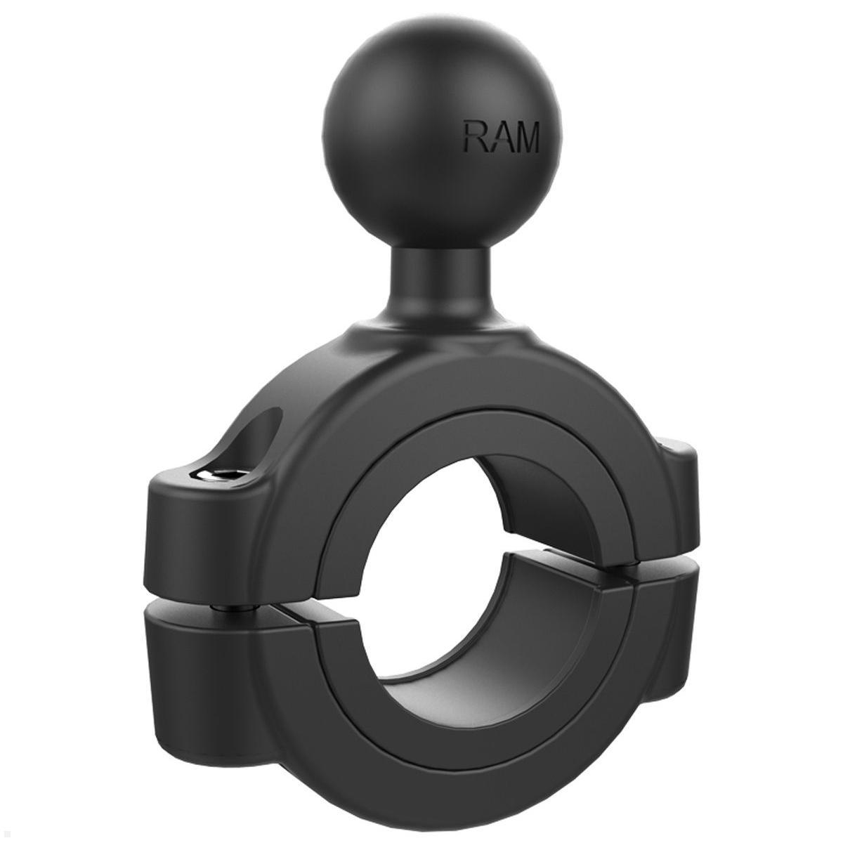 RAM Mounts Torque Rohrschelle B-Kugel für Durchmesser 28,58-38,1 mm (RAM-B-408-112-15U), Befestigungsklemme pulverbeschichtet