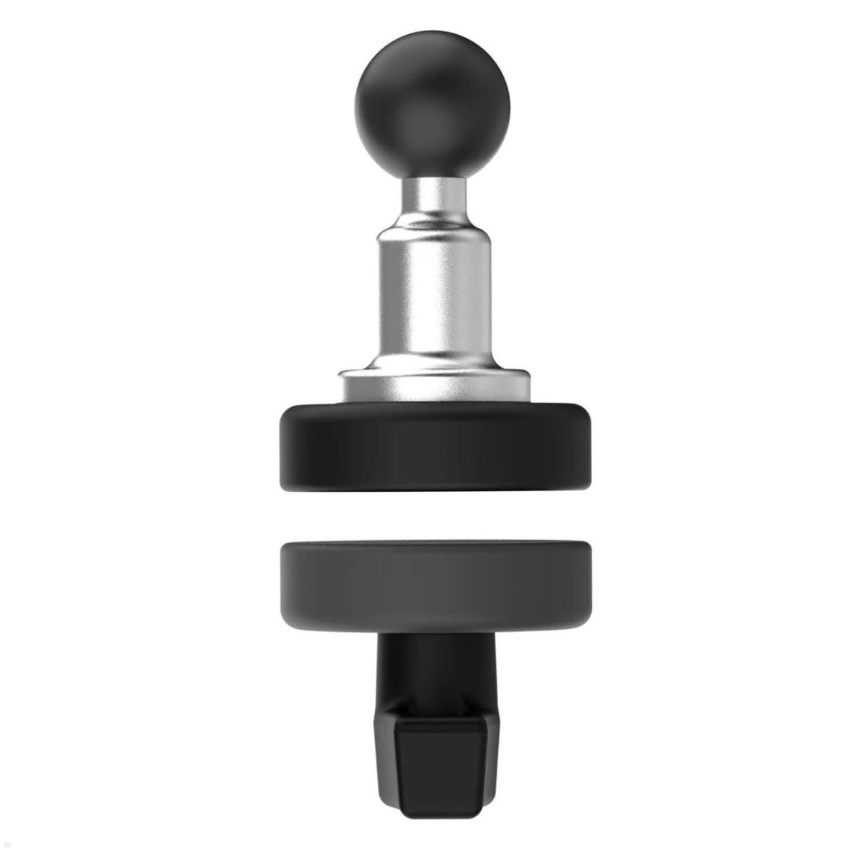 RAM Mounts Tough-Mag Basis für Kleingeräte an Scheiben magnetisch B-Kugel (RAM-B-463-MAG48U), Marine-Aluminium Magnetbasis robust