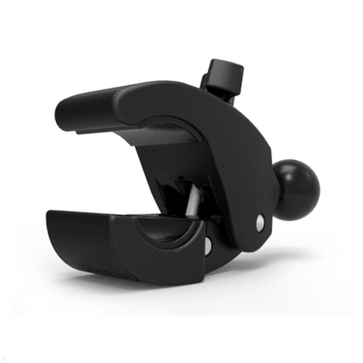RAM Mounts Tough-Claw Halteklammer groß mit Feststellschraube C-Kugel Durchmesser 25,4-55,9 mm (RAP-401U), Klemmbacken mit Gummibelag