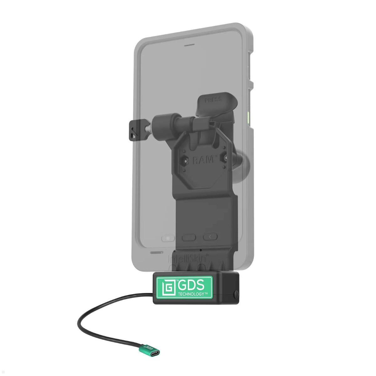 RAM Mounts GDS Uni-Conn Dock abschließbar Links (RAM-GDS-DOCKLL-U1CPU), Schlüsselverriegelung