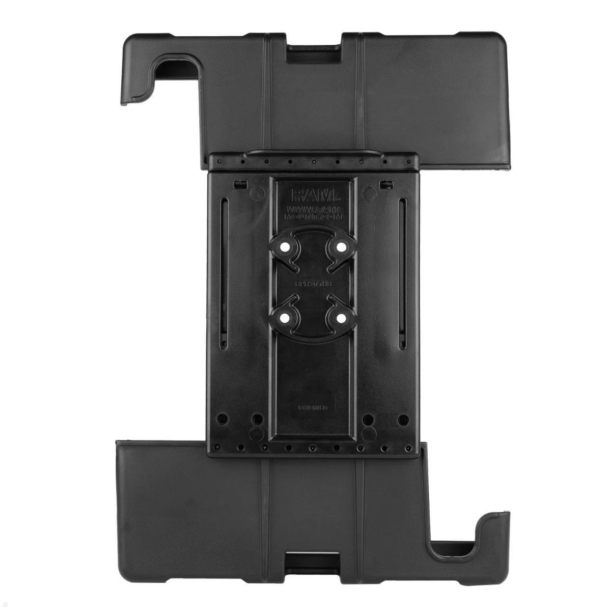 RAM Mounts Tab-Tite Universal Tablet Halteschale für Samsung Tab S7+/S7 FE/S8+/S9+/S9 FE+ mit Schutzhüllen (RAM-HOL-TAB36U), Tablet Fahrzeughalterung Samsung