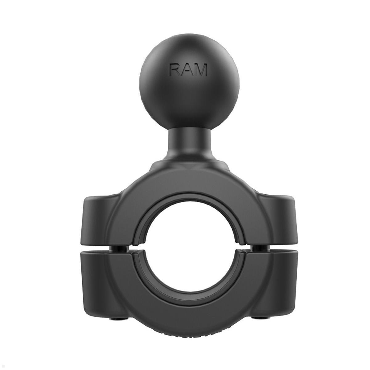 RAM Mounts Torque Rohrschelle B-Kugel für Durchmesser 19,1-25,4 mm (RAM-B-408-75-1U), Klemme für Rohr und Lenkerstange