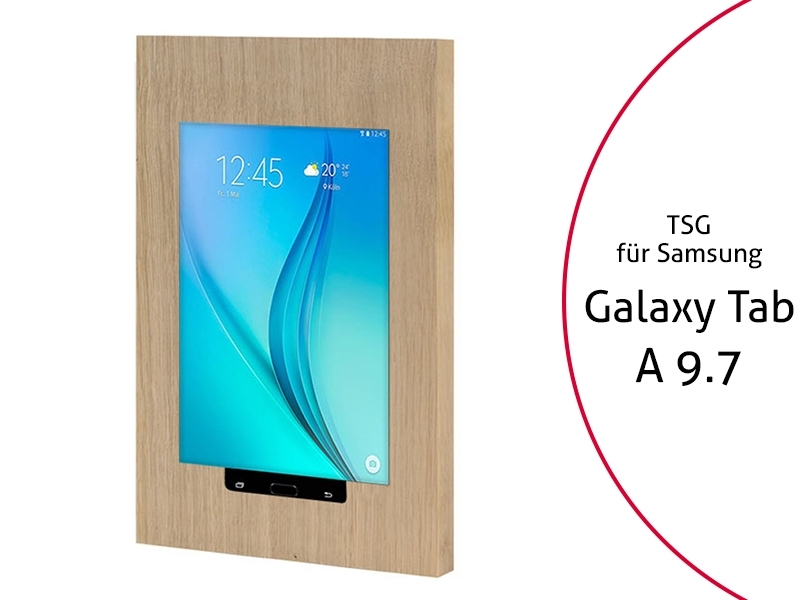 TabLines TSG019O Tablet Schutzgehäuse für Samsung Tab A 9.7, HB, Eiche