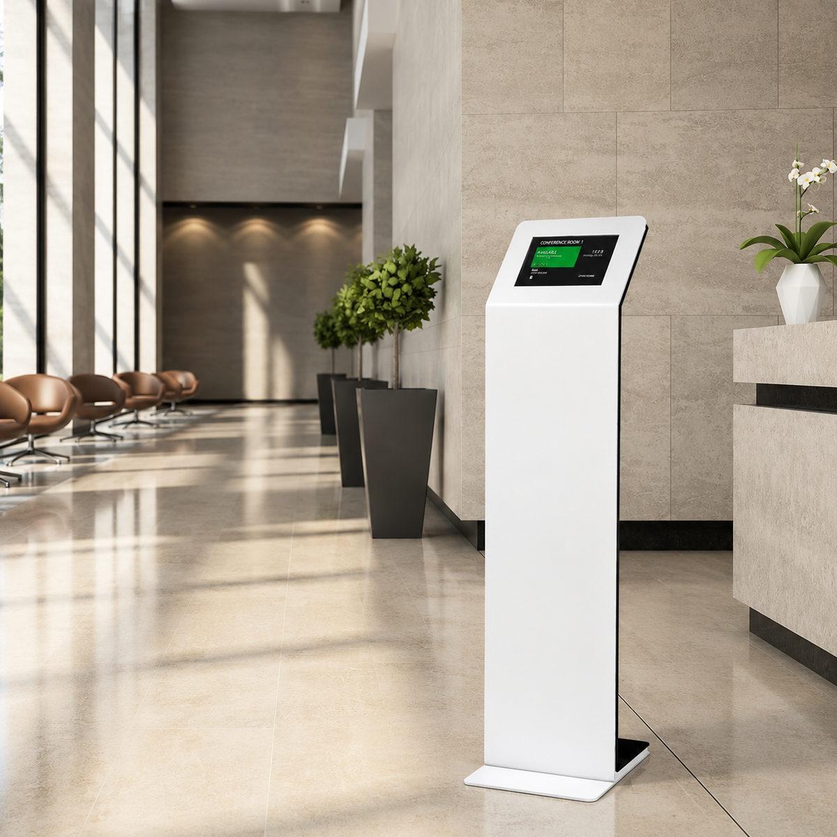 TabLines TBS160 Design Tabletständer quer mit Akku Samsung Tab S10 Lite 10.9, Hotel Lobby