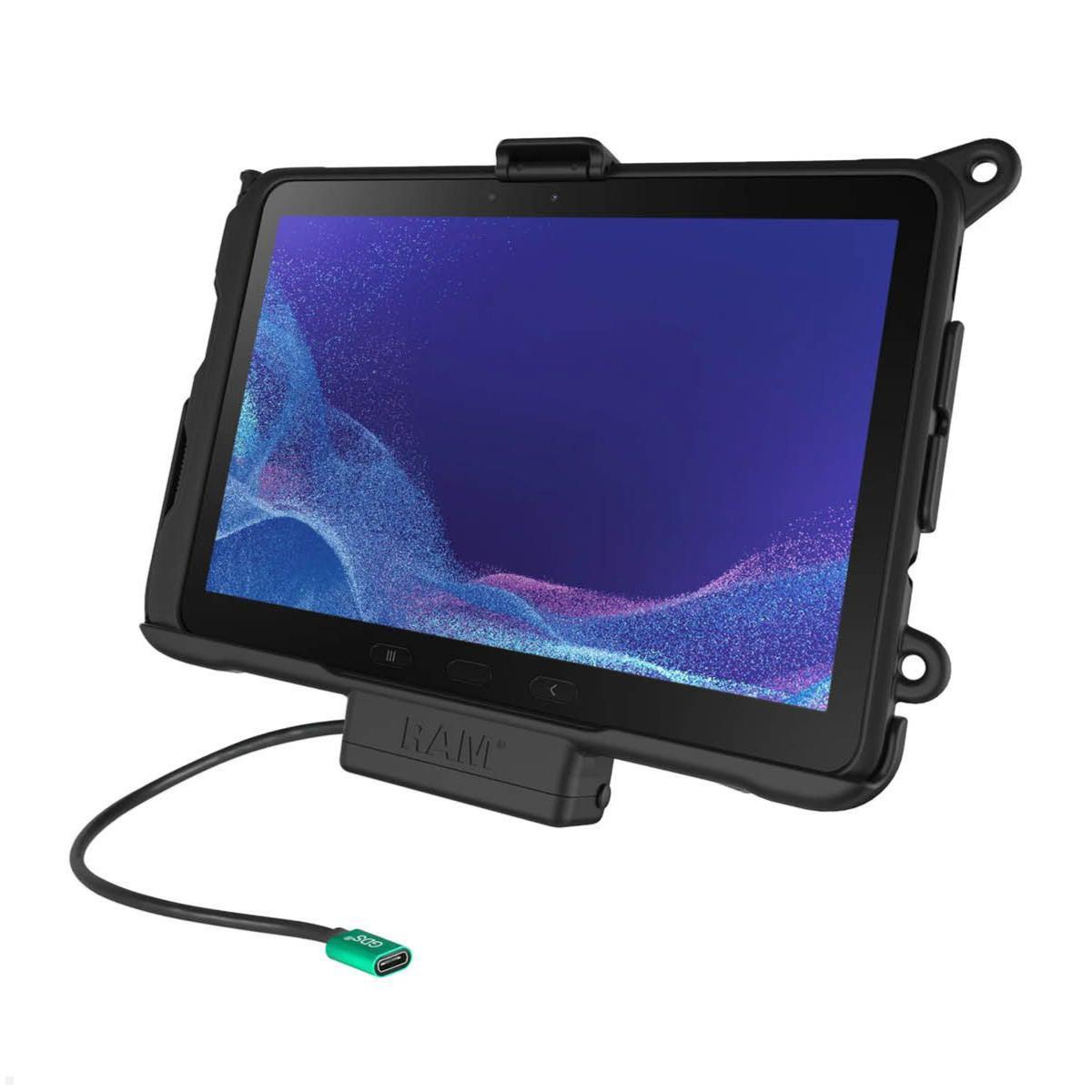 RAM Mounts EZ-Roll'r Schutzhülle für Samsung Tab Active4 Pro & Active Pro (RAM-HOL-SAM52CPU), Tablet Halteschale