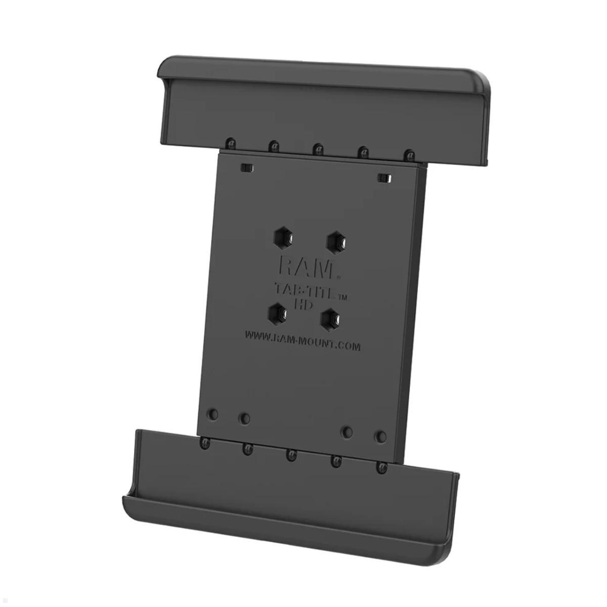 RAM Mounts Tab-Tite Universal Tablet Halteschale für Tablets bis 10.5 Zoll (RAM-HOL-TAB26U), seiltich Vorderansicht
