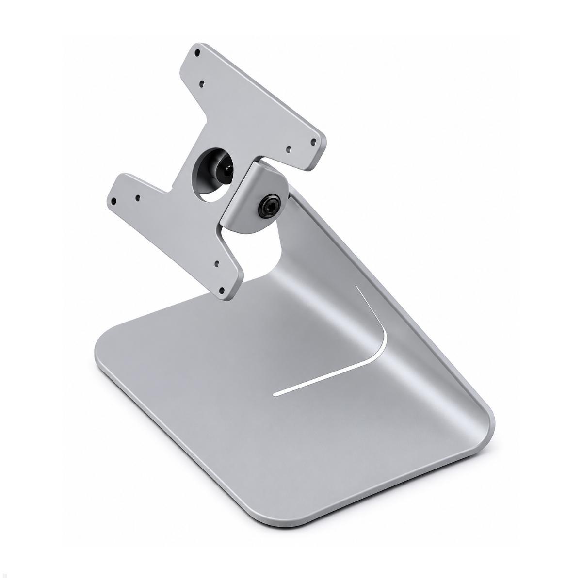 TabLines TTS011S Tablet Tischständer neigbar - silber, Tablet Tischständer