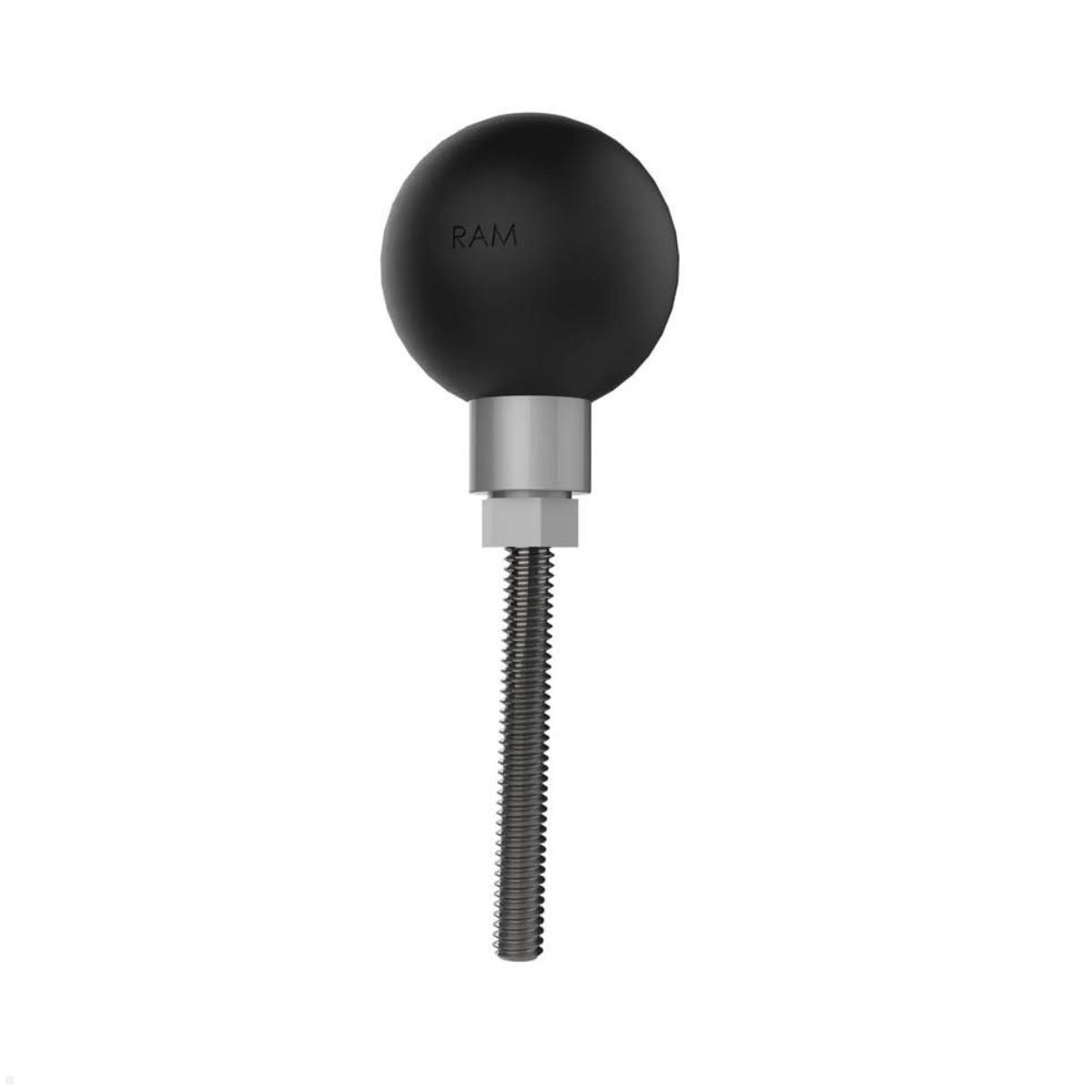 RAM Mounts Kugel mit 1/4 Zoll Gewindestift C-Kugel 1,5 Zoll (RAM-273U), Kameragewinde Aluminium Kugel