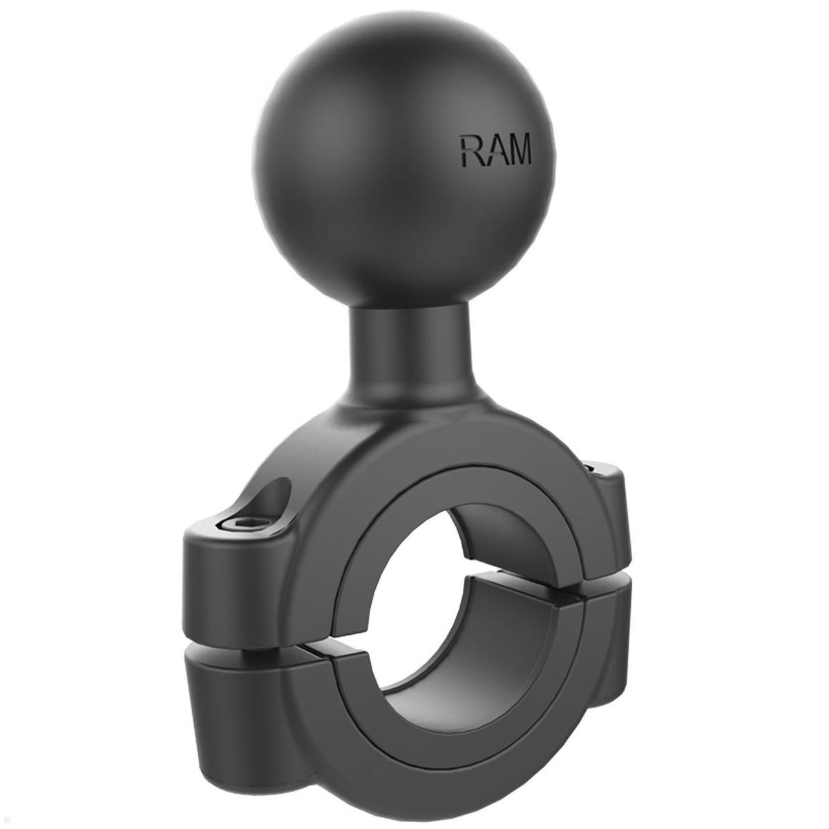 RAM Mounts Torque Rohrschelle C-Kugel für Durchmesser 28,6-38,1 mm (RAM-408-112-15U), RAM Mounts Torque Basisbefestigung