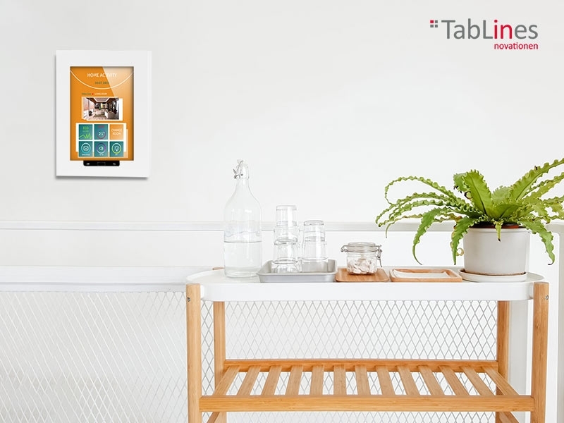TabLines TSG025W Tablet Schutzgehäuse für Samsung Tab S2 9.7, HB, weiß SmartHome