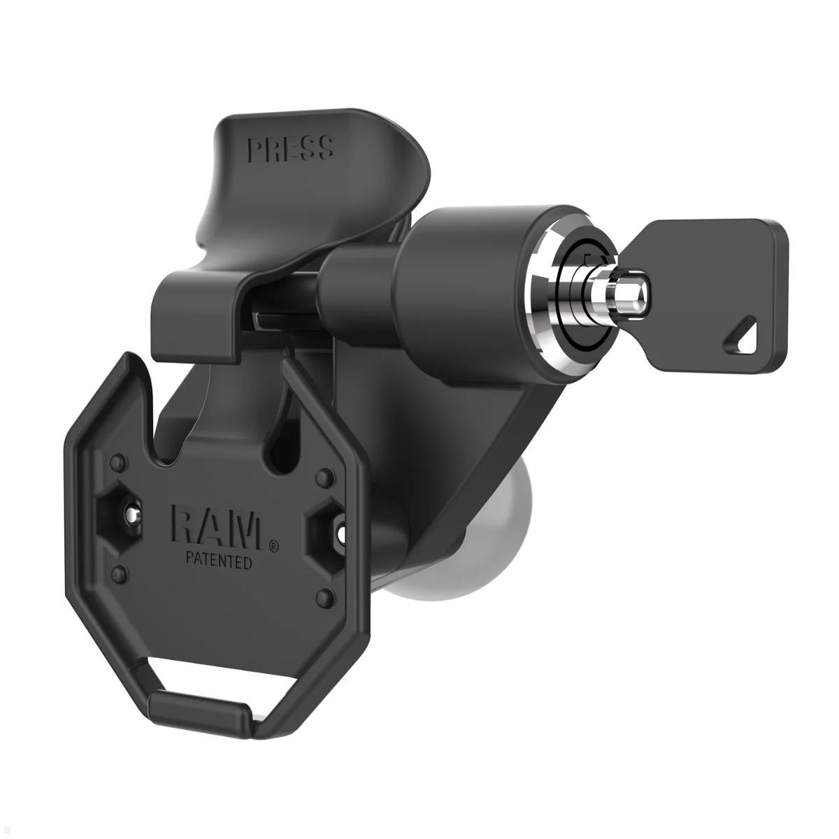 RAM Mounts Uni-Conn Halterung abschließbar Rechts (RAM-HOL-U1LRU)