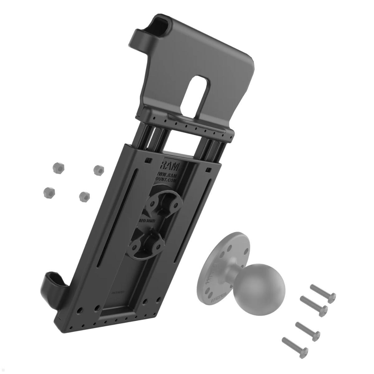 RAM Mounts Tab-Tite Tablet Halteschale für Samsung Galaxy Tab Active 5, 3 & 2 (RAM-HOL-TAB-SAM29U), Tablethalterung AMPS Samsung Active