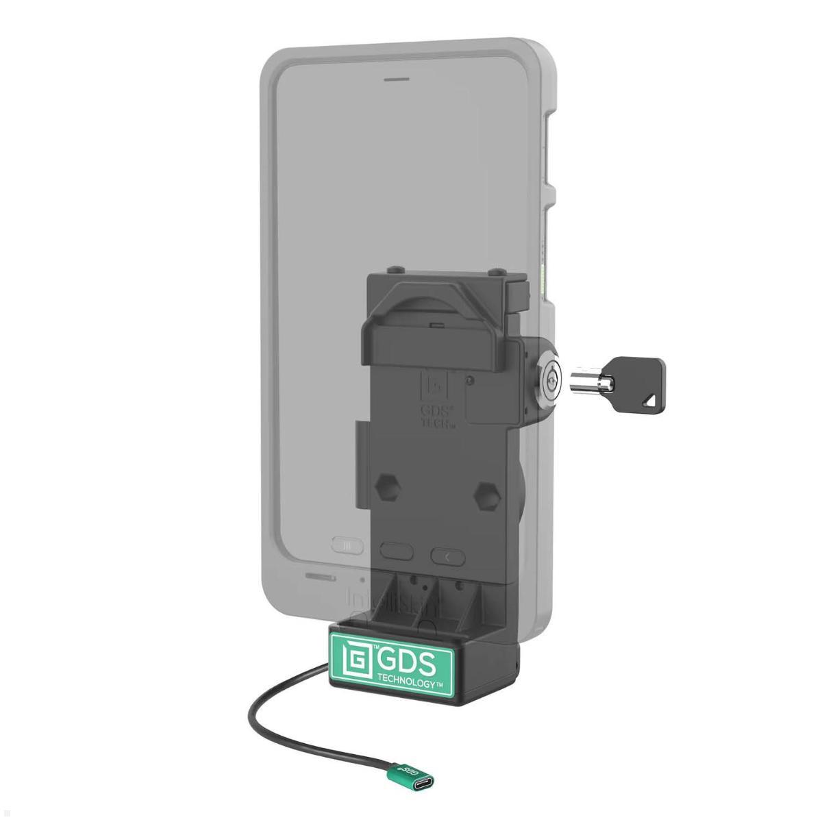 RAM Mounts Uni-Conn Federdock abschließbar (RAM-GDS-DOCKL-V12-U1CPU), Pogo-Pin-Verbindung