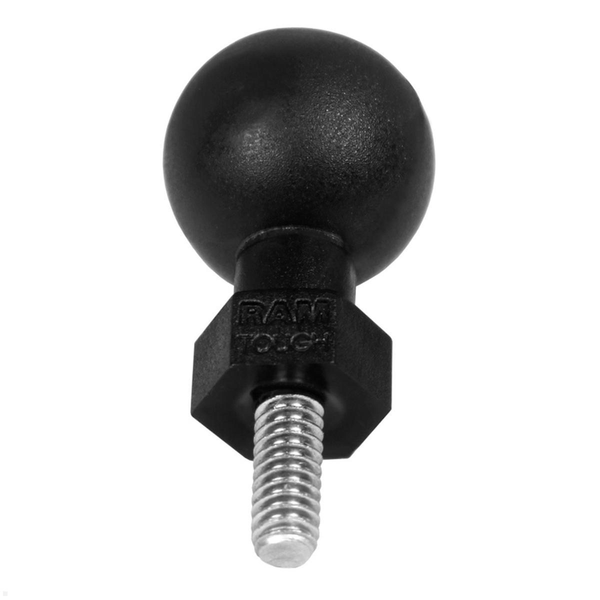 RAM Mounts Tough-Ball mit M6-1 x 6 mm Gewindestift B-Kugel (RAP-B-379U-M616), Tough-Ball Kugeladapter Verbundstoff