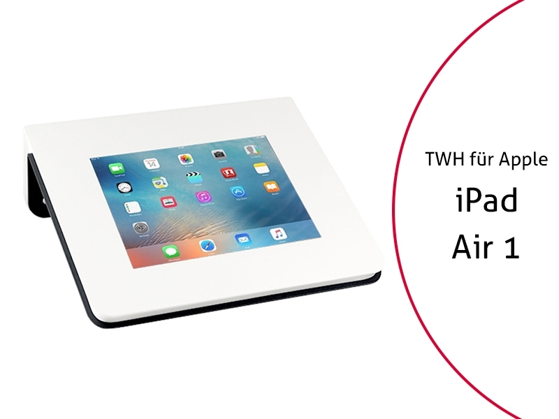 TabLines TWH004 anschraubbarer Design Tablet Wandhalterung für iPad Air 1
