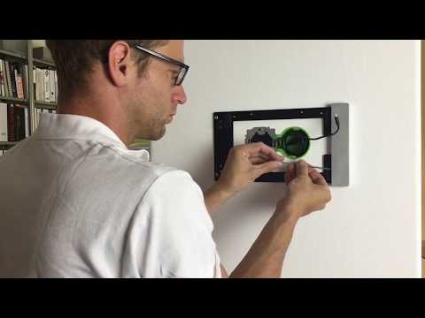 smart things sDock Fix A iPad wall mount 10.9 (10th gen.), silver